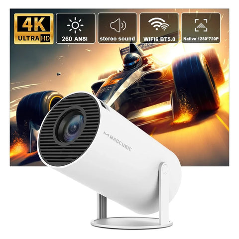 Projetor Smart Tv 4K-Cinema Portatil
